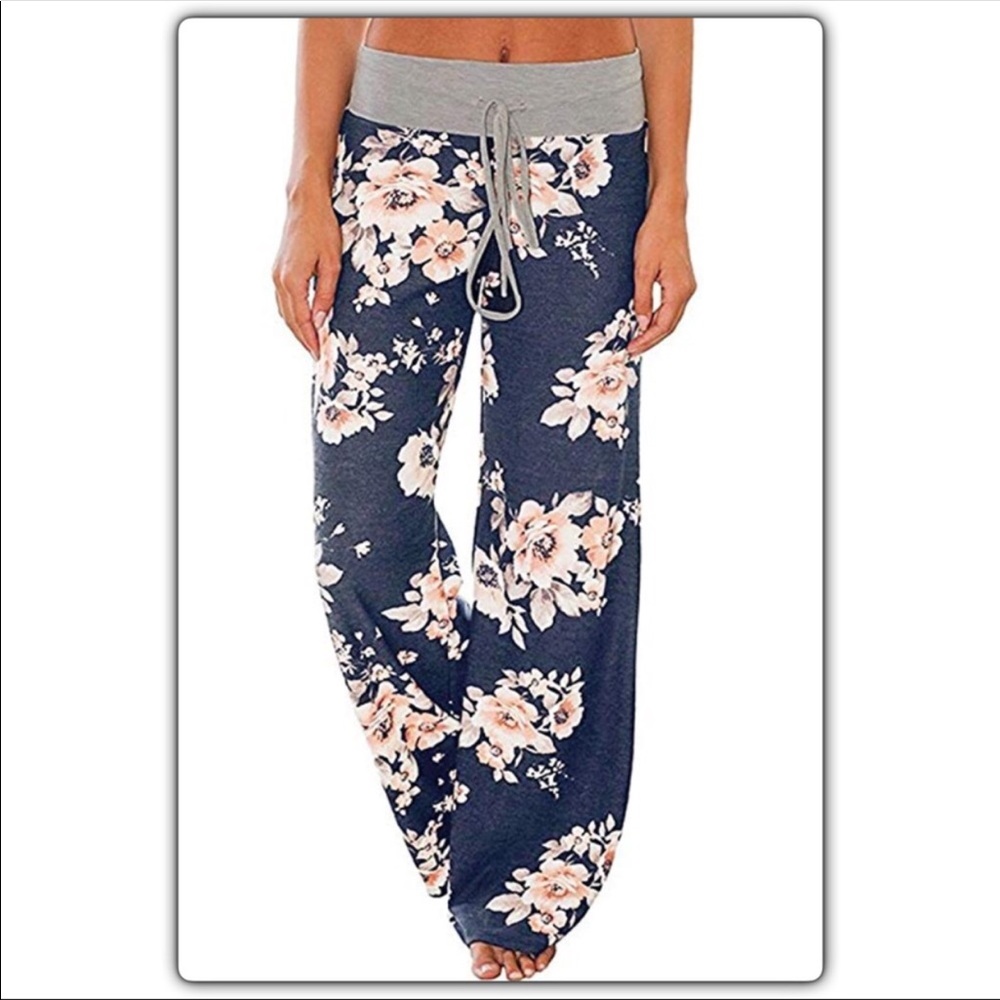 Floral Printed Joggers - Picture 1 of 3
